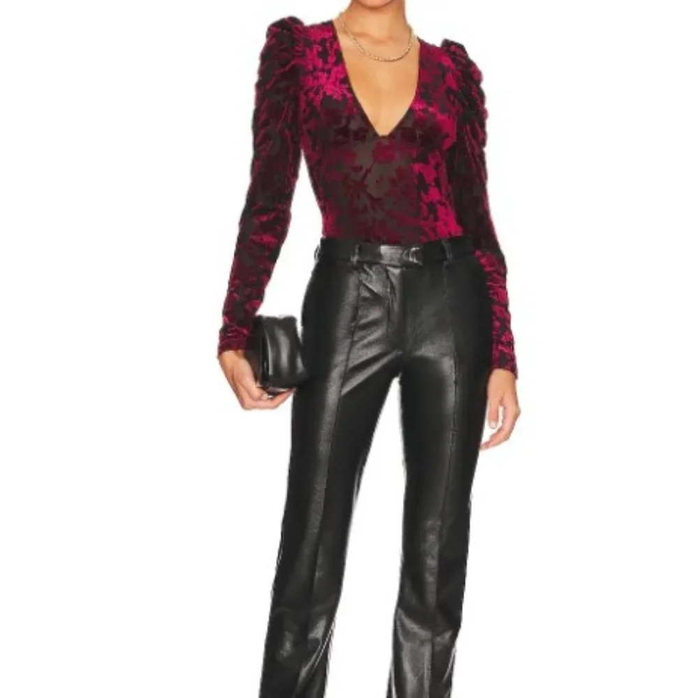 Free People Magic Hour Bodysuit in Midnight Combo Size S - Picture 6 of 8